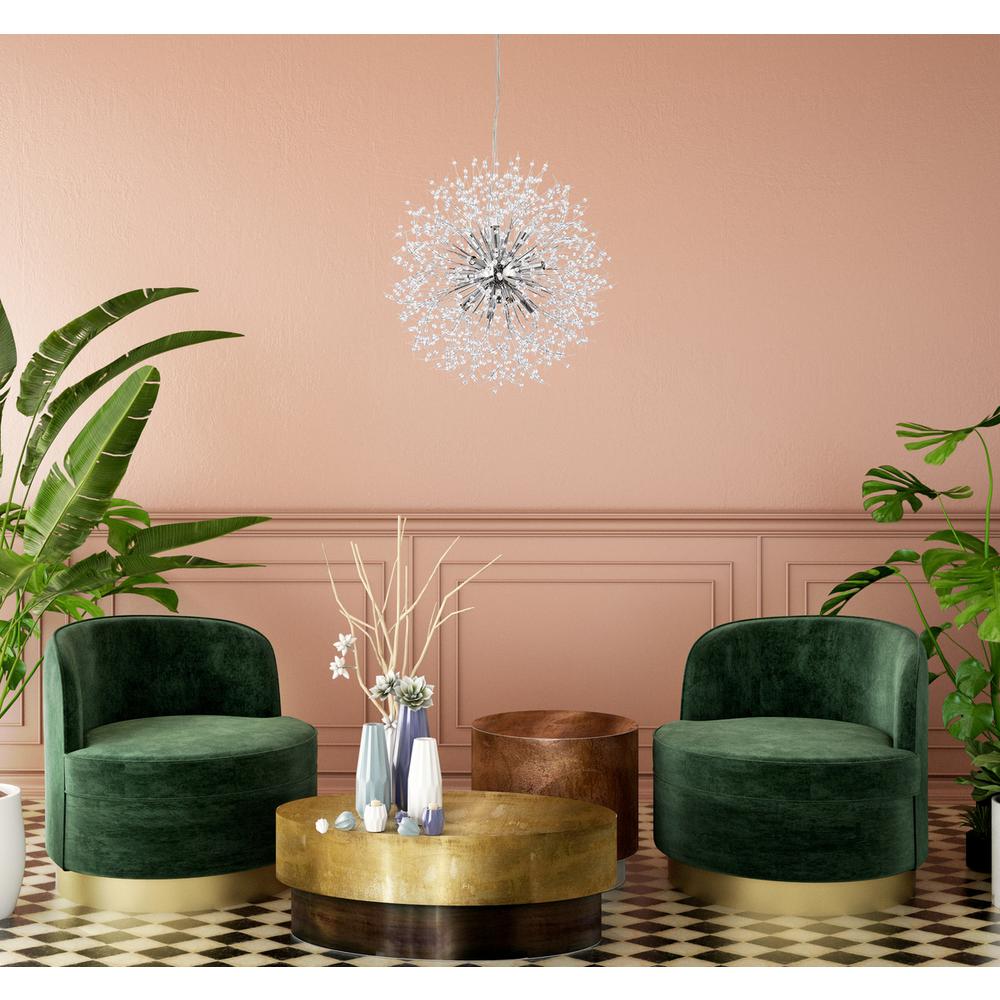 Solace 12 lights Chrome pendant. Picture 6