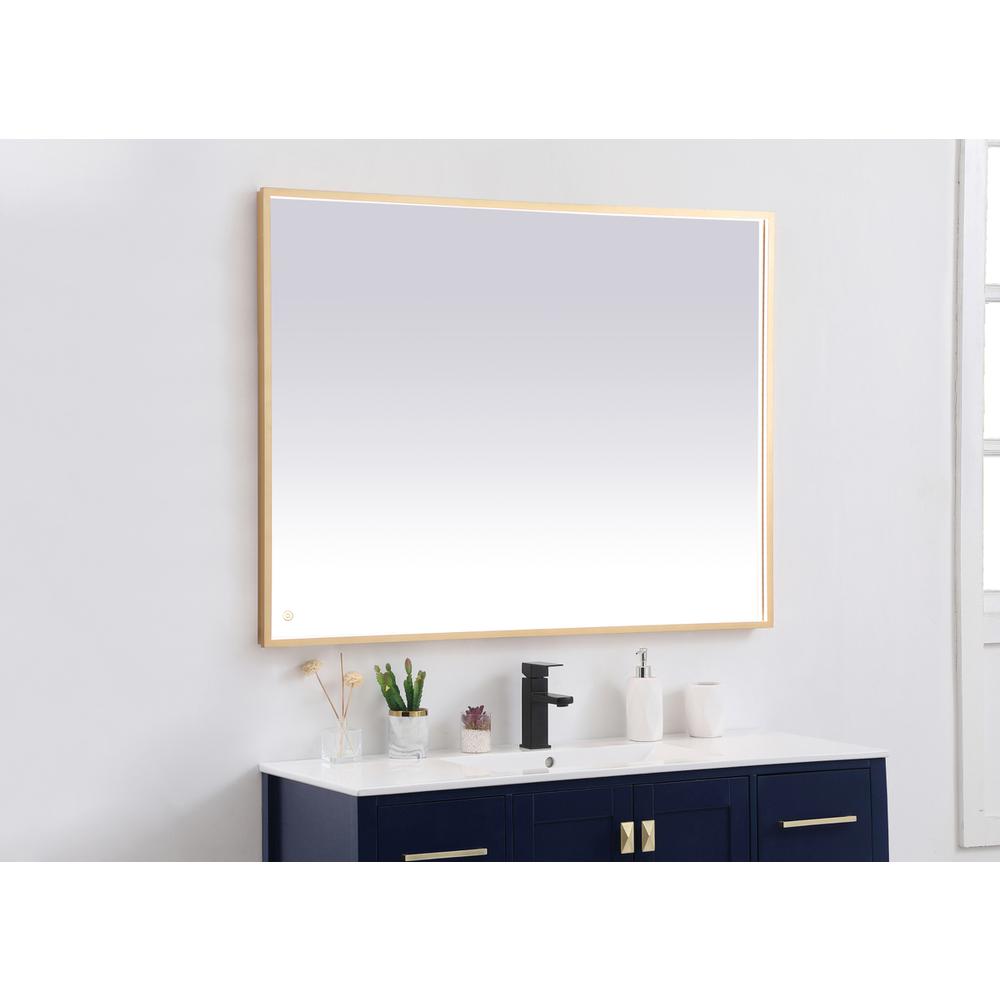 Pier 36x48 inch LED mirror with adjustable color temperature. Picture 3