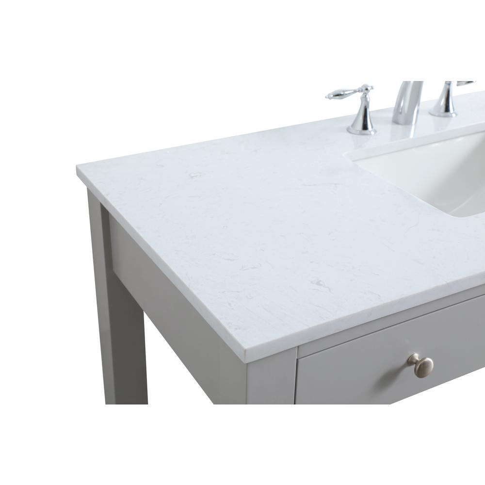48 Inch ADA Compliant Bathroom Vanity In Grey. Picture 11