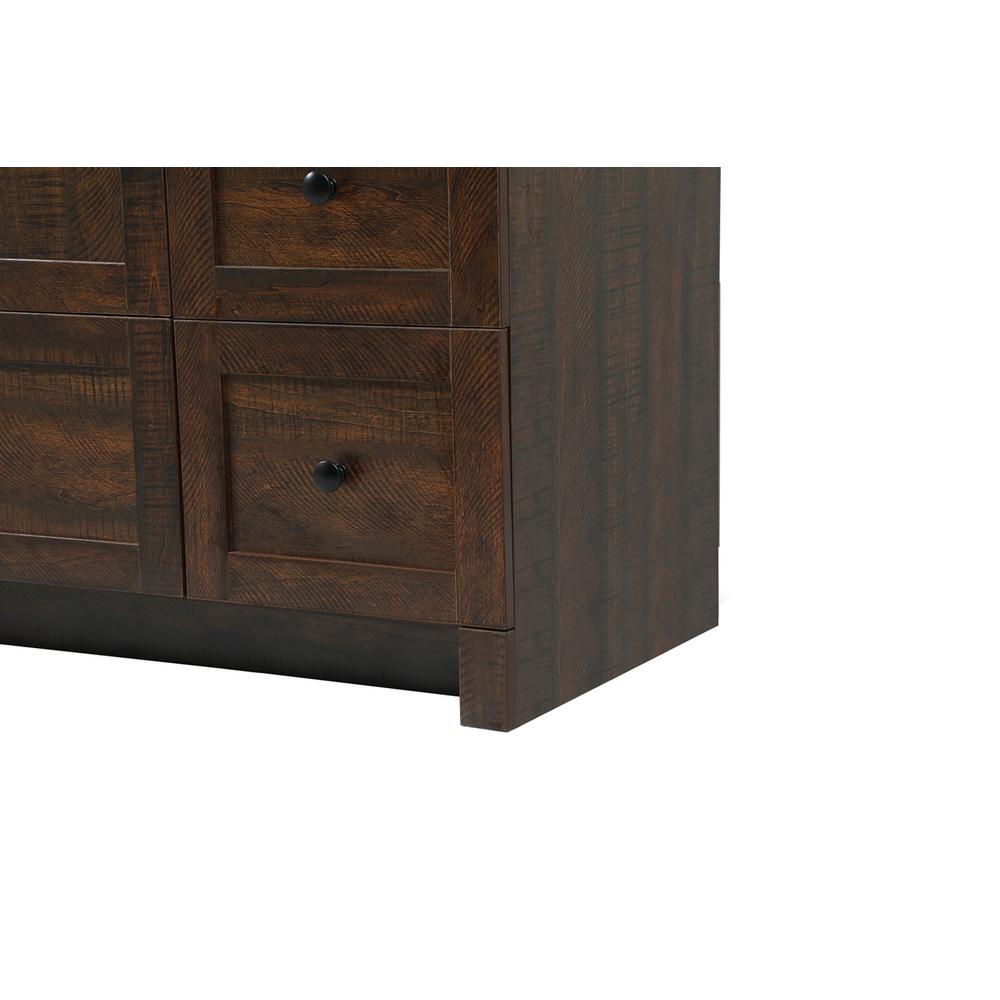 42 inch Single bathroom vanity in expresso with backsplash. Picture 13