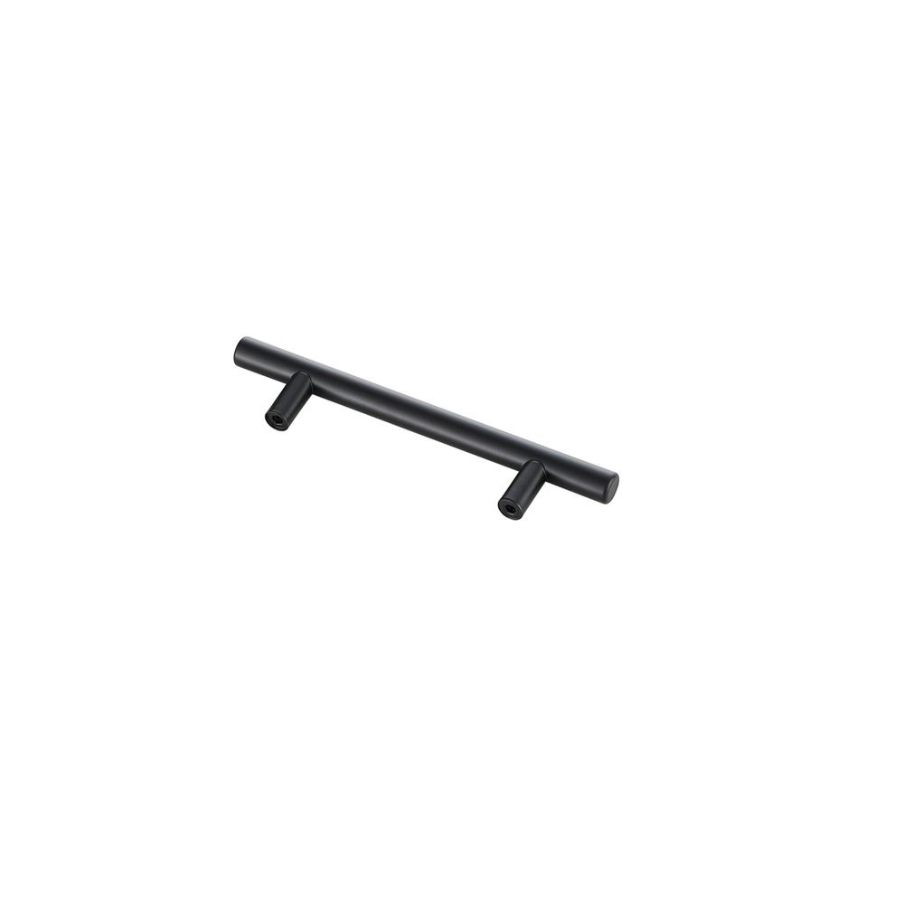 Quinn 4" Center to Center Matte Black Bar Pull Multipack (set of 10). Picture 4