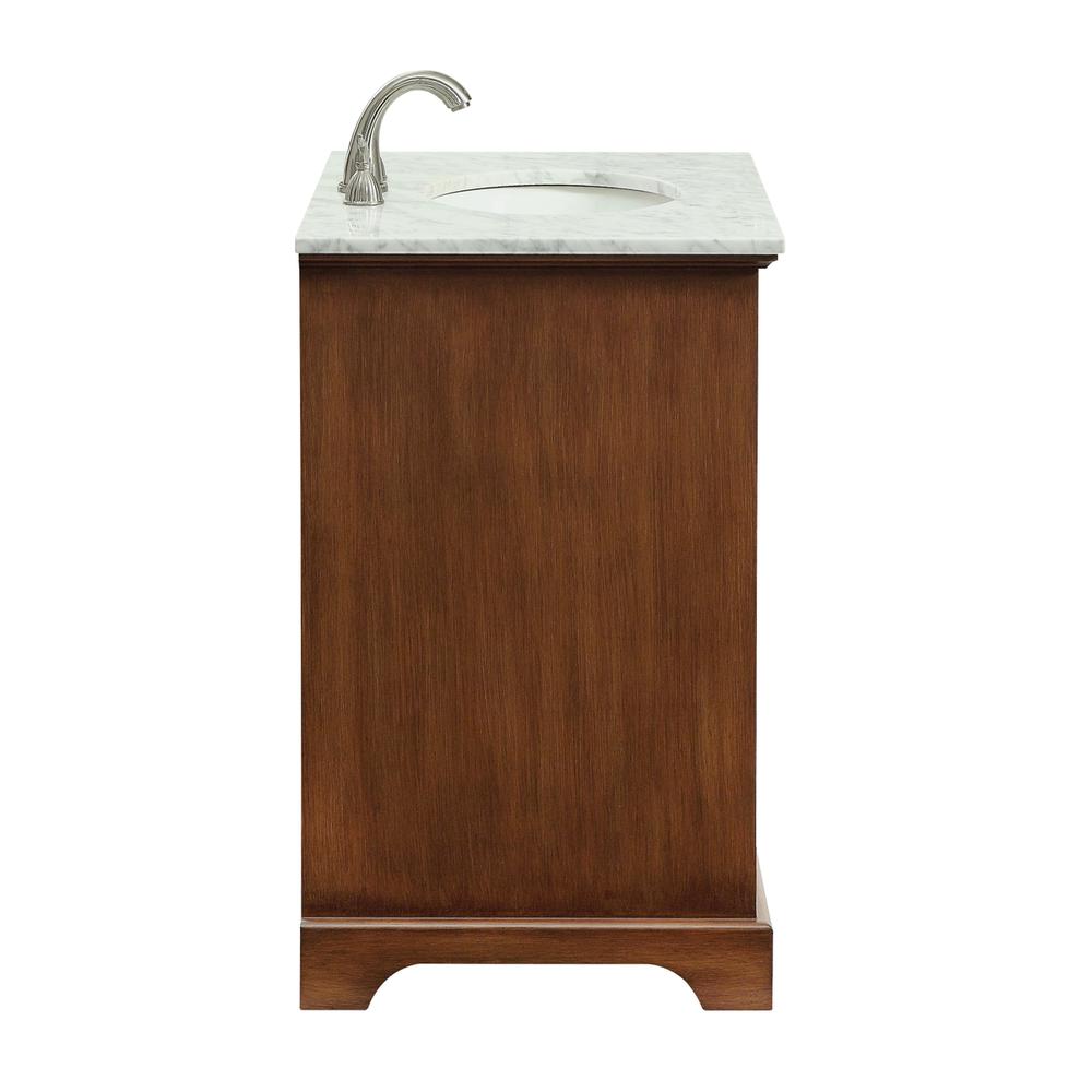 30 In. Single Bathroom Vanity Set In Teak. Picture 7
