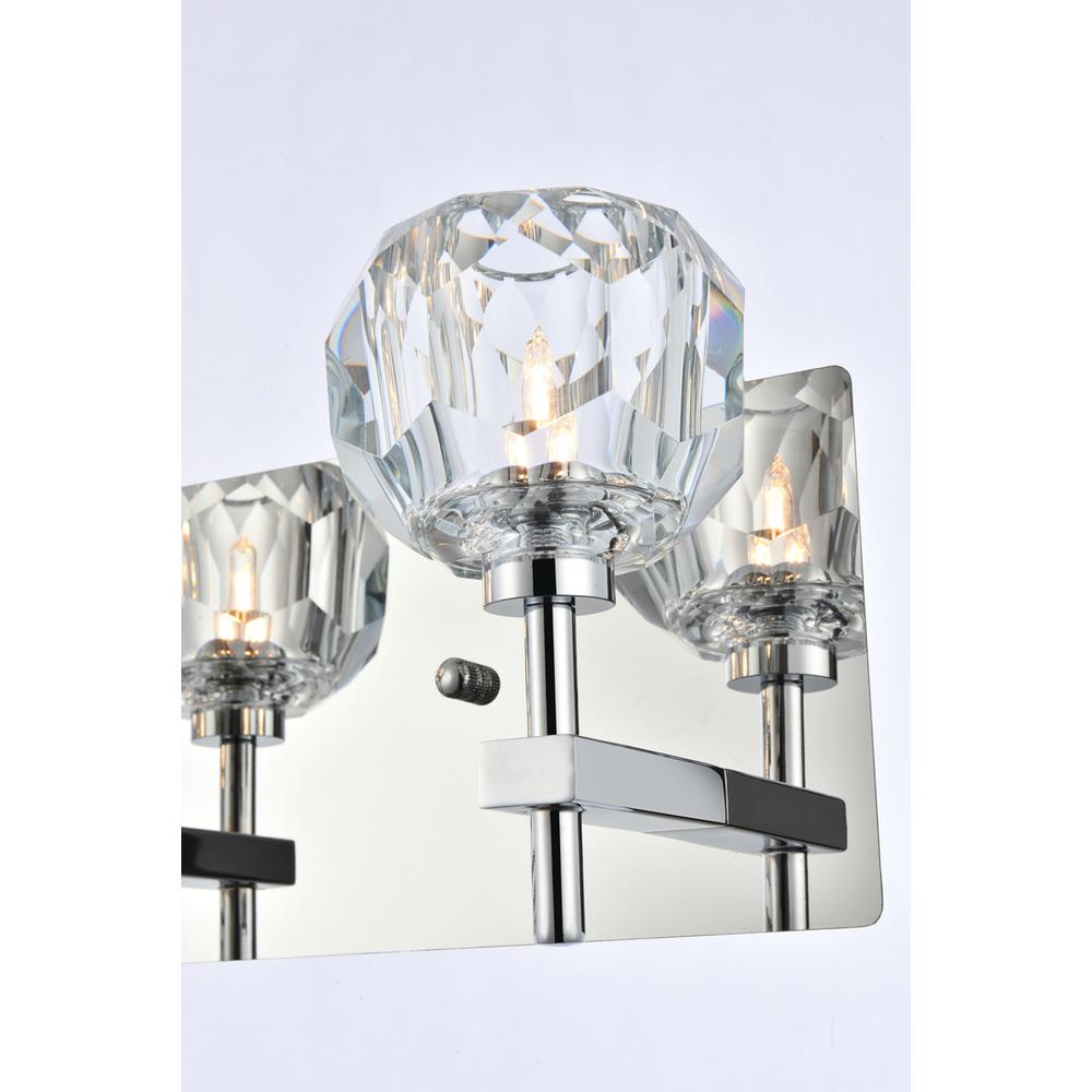 Graham 4 Light Wall Sconce in Chrome. Picture 3