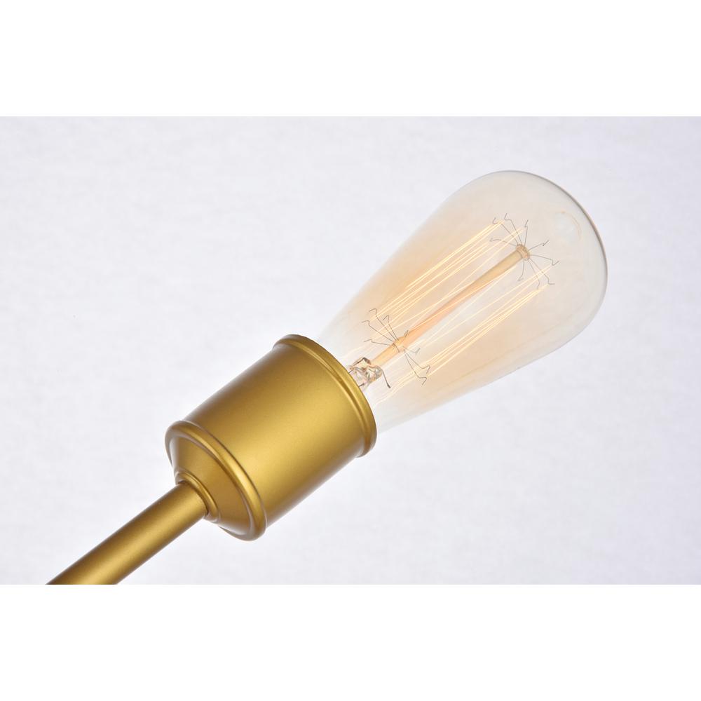 Axel 10 Lights Brass Pendant. Picture 6