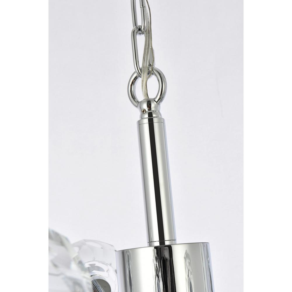 Graham 18 Light Pendant in Chrome. Picture 4
