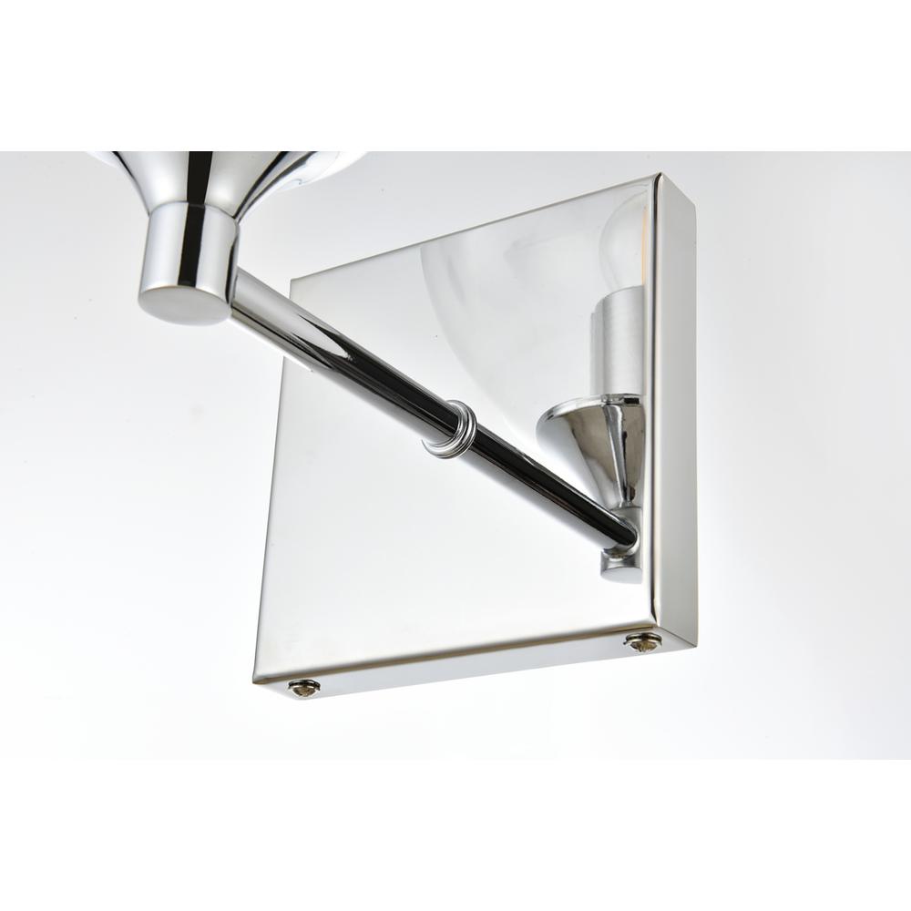 Foster 1 light Chrome and Clear Bath Sconce. Picture 6