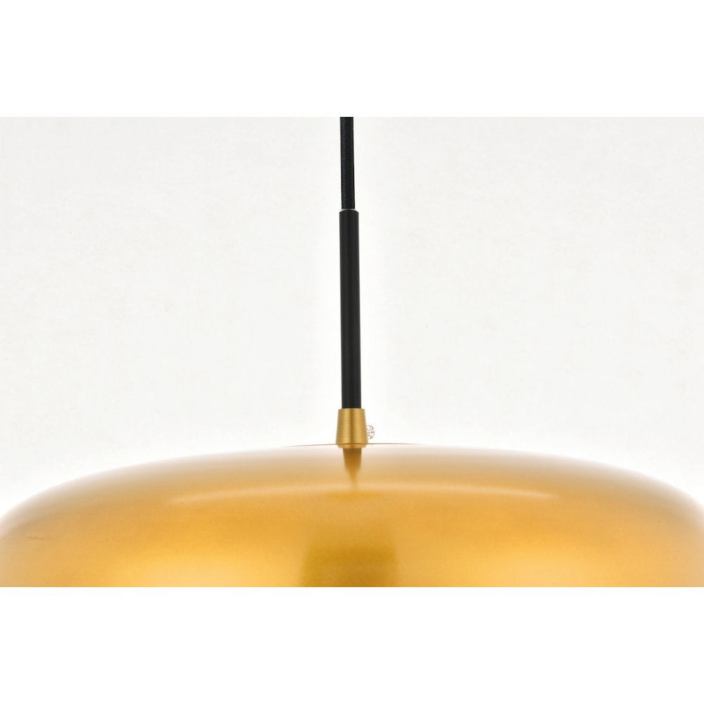 Etude 1 Light Satin Gold Pendant. Picture 9