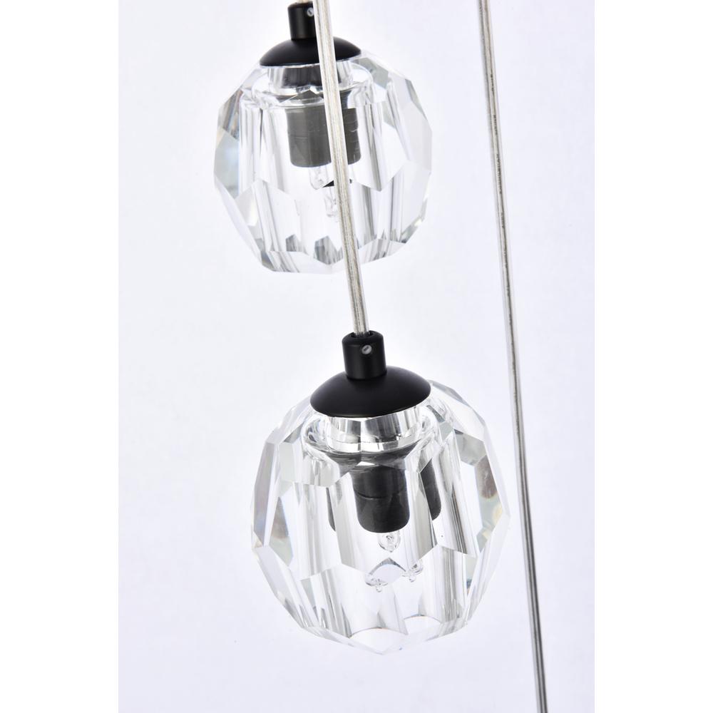 Eren 18 lights Black pendant. Picture 5
