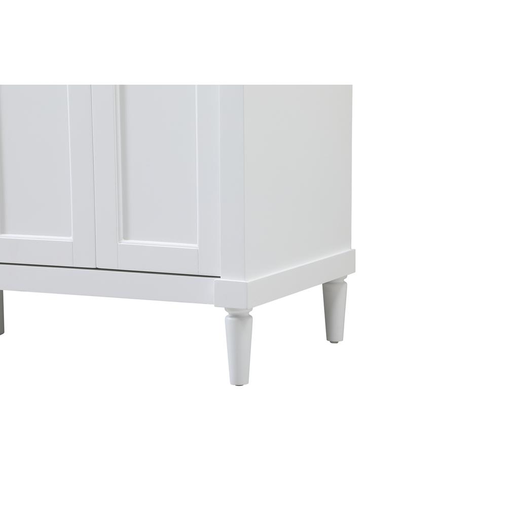 60 inch double bathroom vanity in white. Picture 13