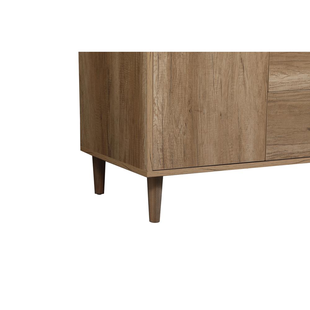 42 inch Single bathroom vanity in natural oak. Picture 13