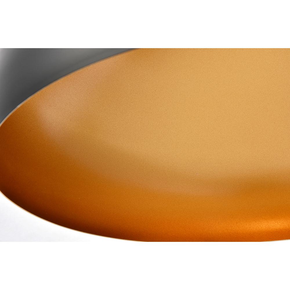 Circa Collection Pendant D16.5in H12in Lt:1 Black Finish. Picture 5