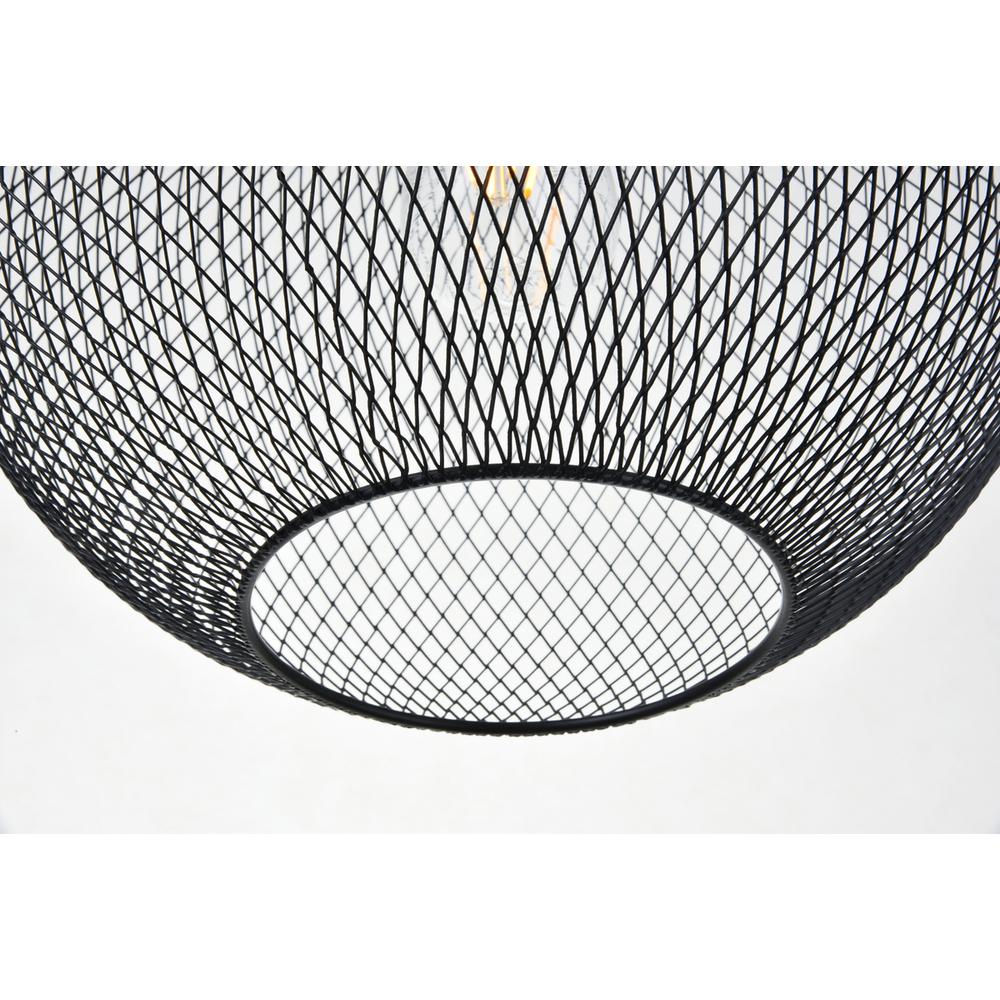 Keller 1 Light Black Pendant. Picture 4