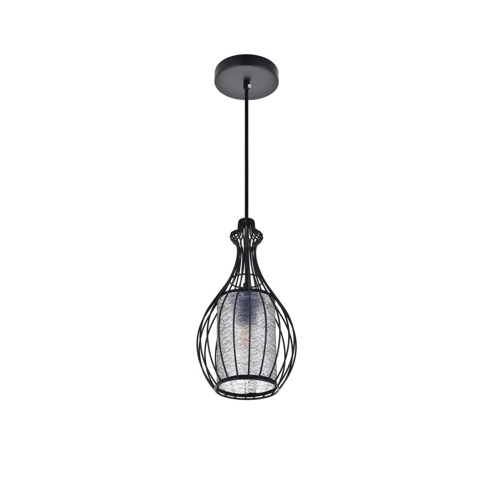 Miya 1 Light Black Pendant. Picture 6