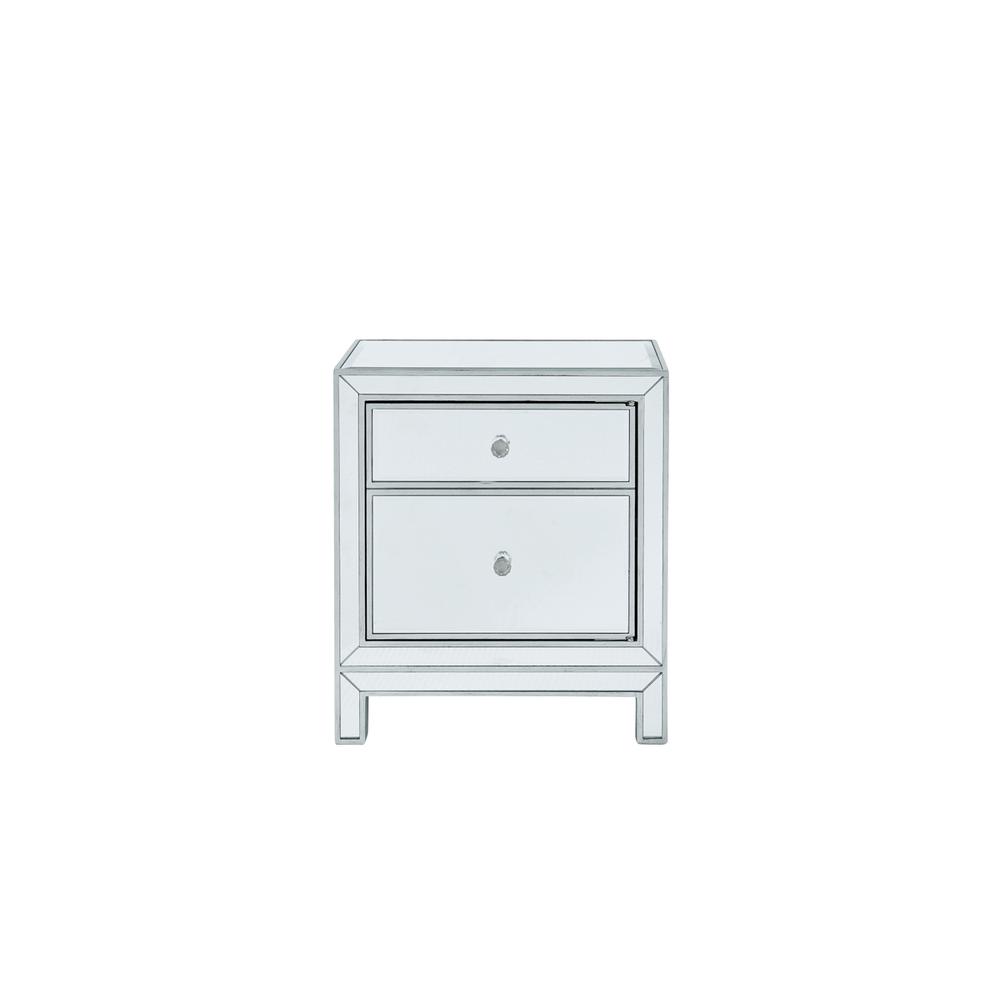 Nightstand 1 door 21in. W x 14in. D x 24in. H in antique silver paint. Picture 1