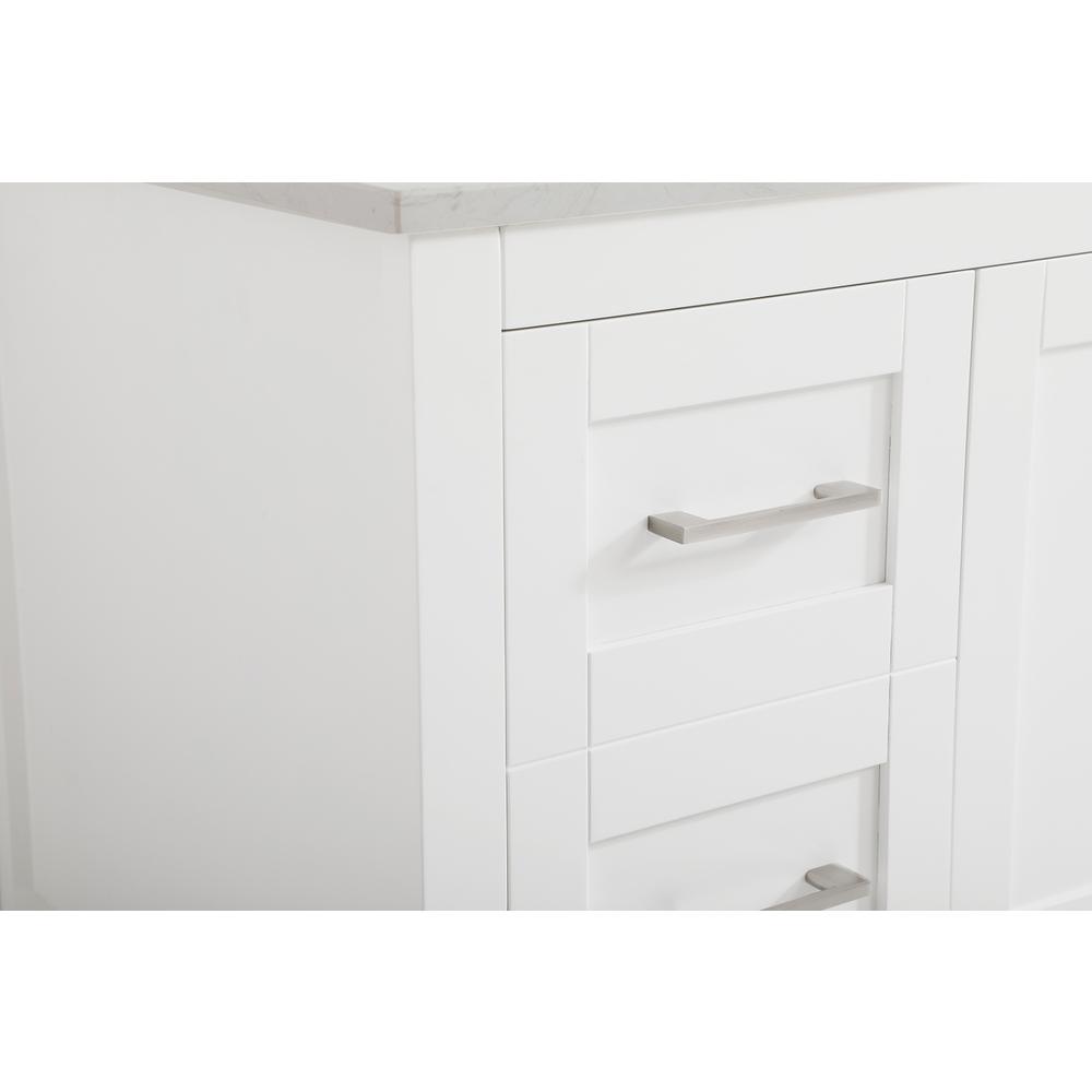 48 inch Single Bathroom Vanity in White. Picture 5