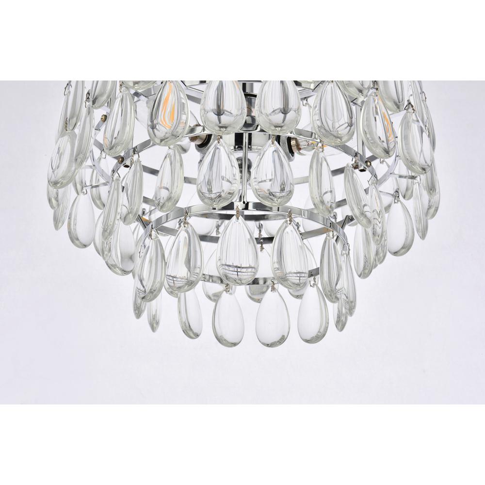Mila 14 inch pendant in chrome. Picture 3