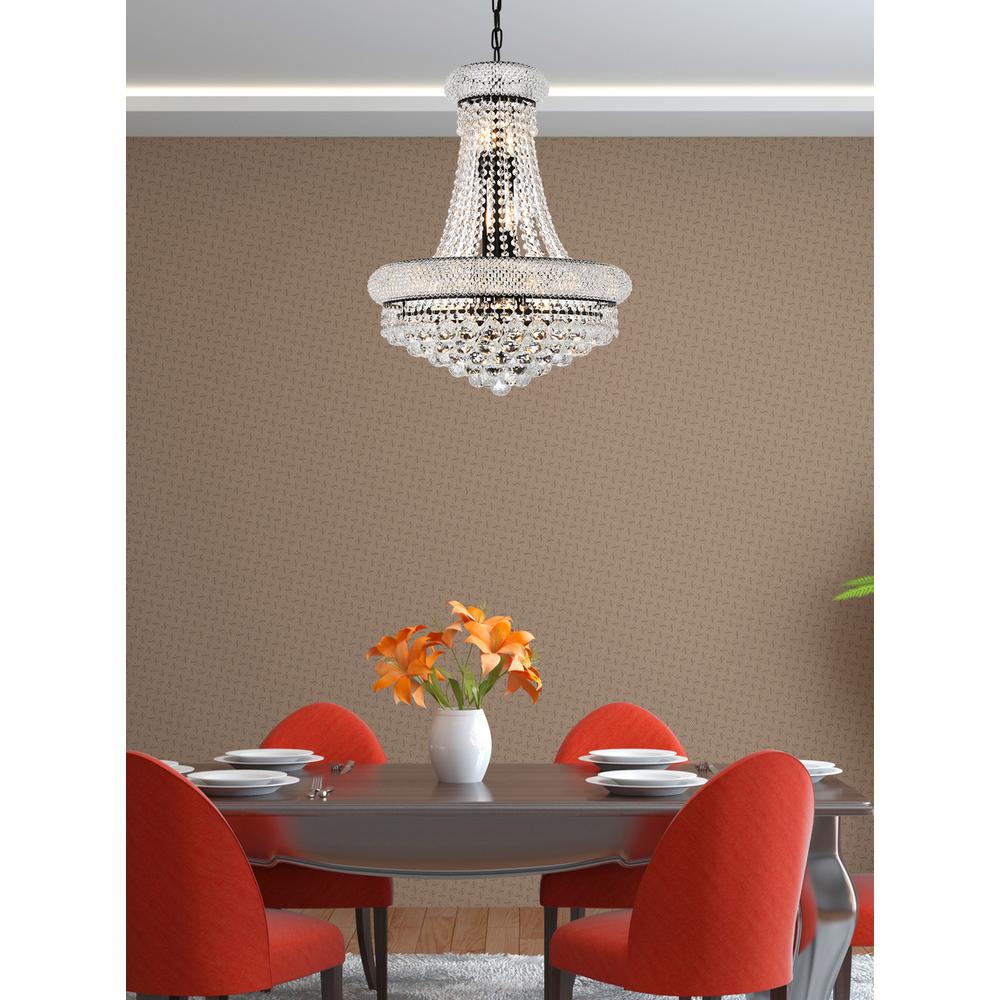 Primo 20 inch black chandelier. Picture 7