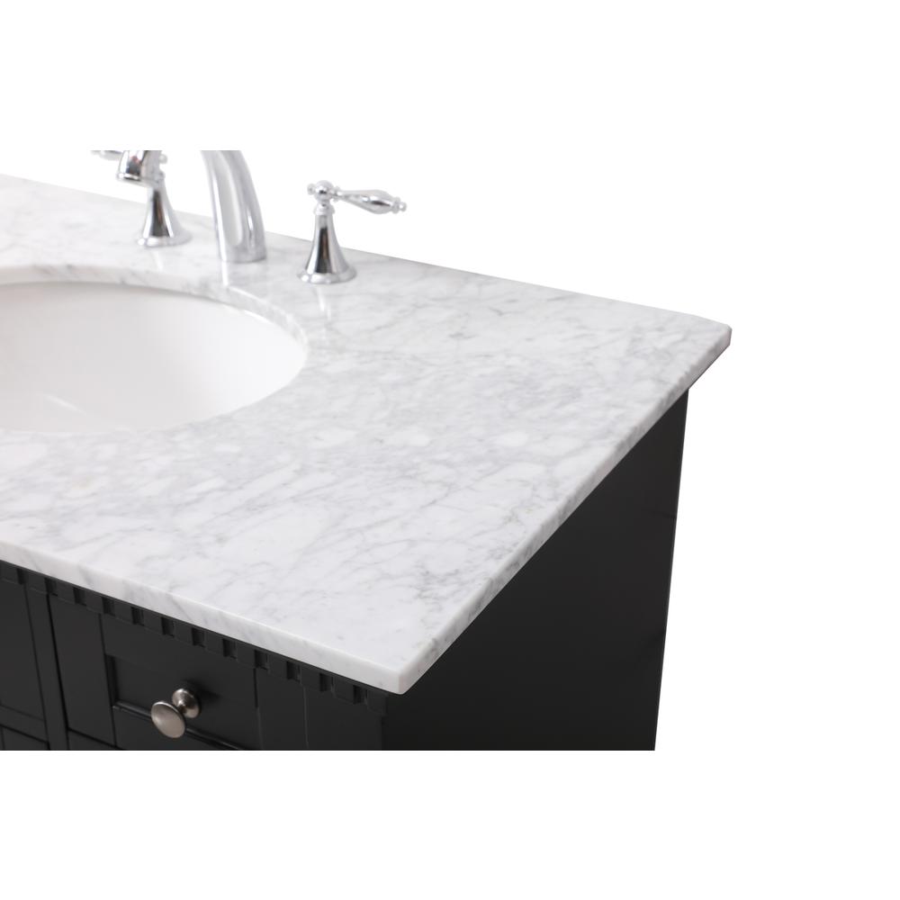 36 inch Single bathroom vanity set in black. Picture 11