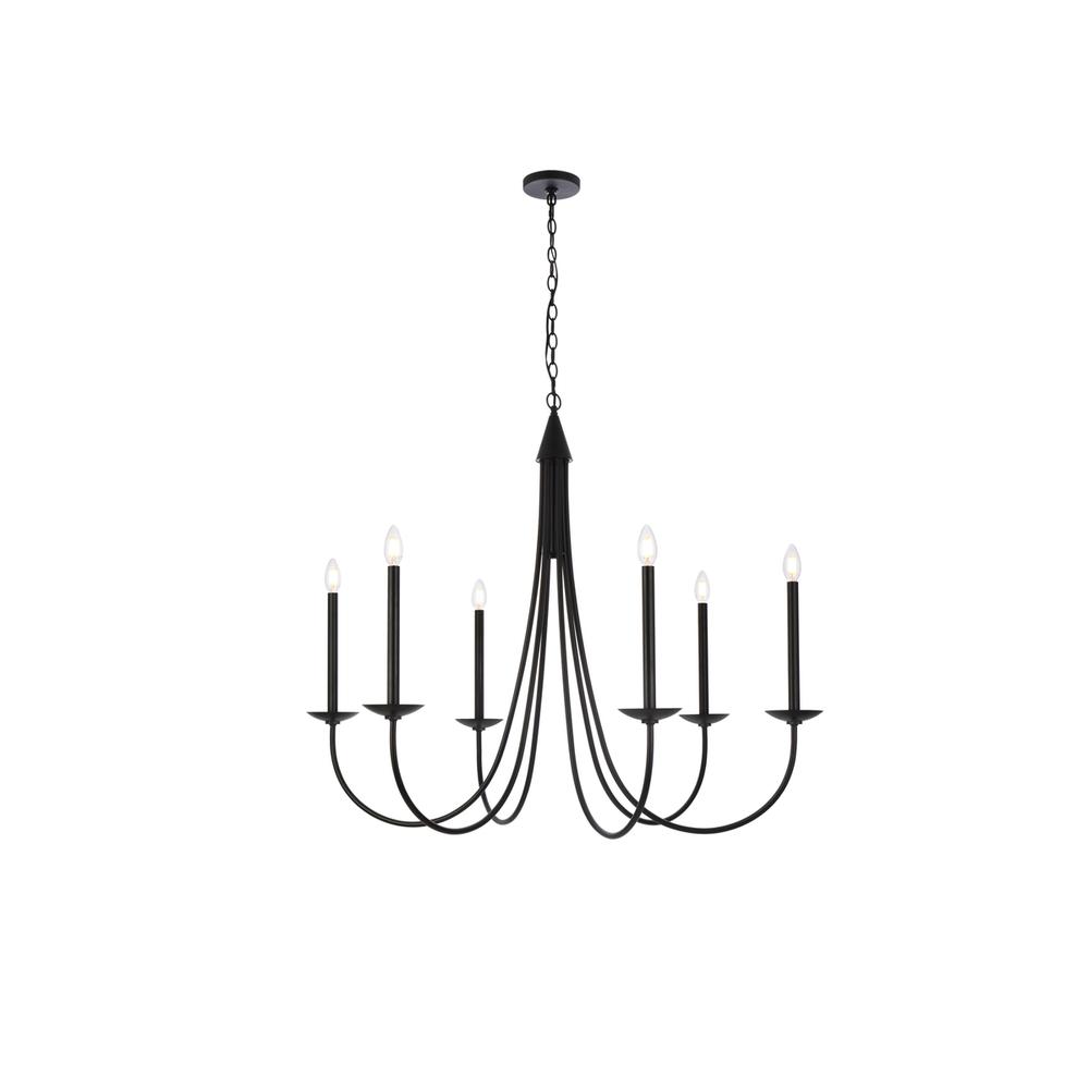 Cohen 42 inch pendant in black. Picture 1