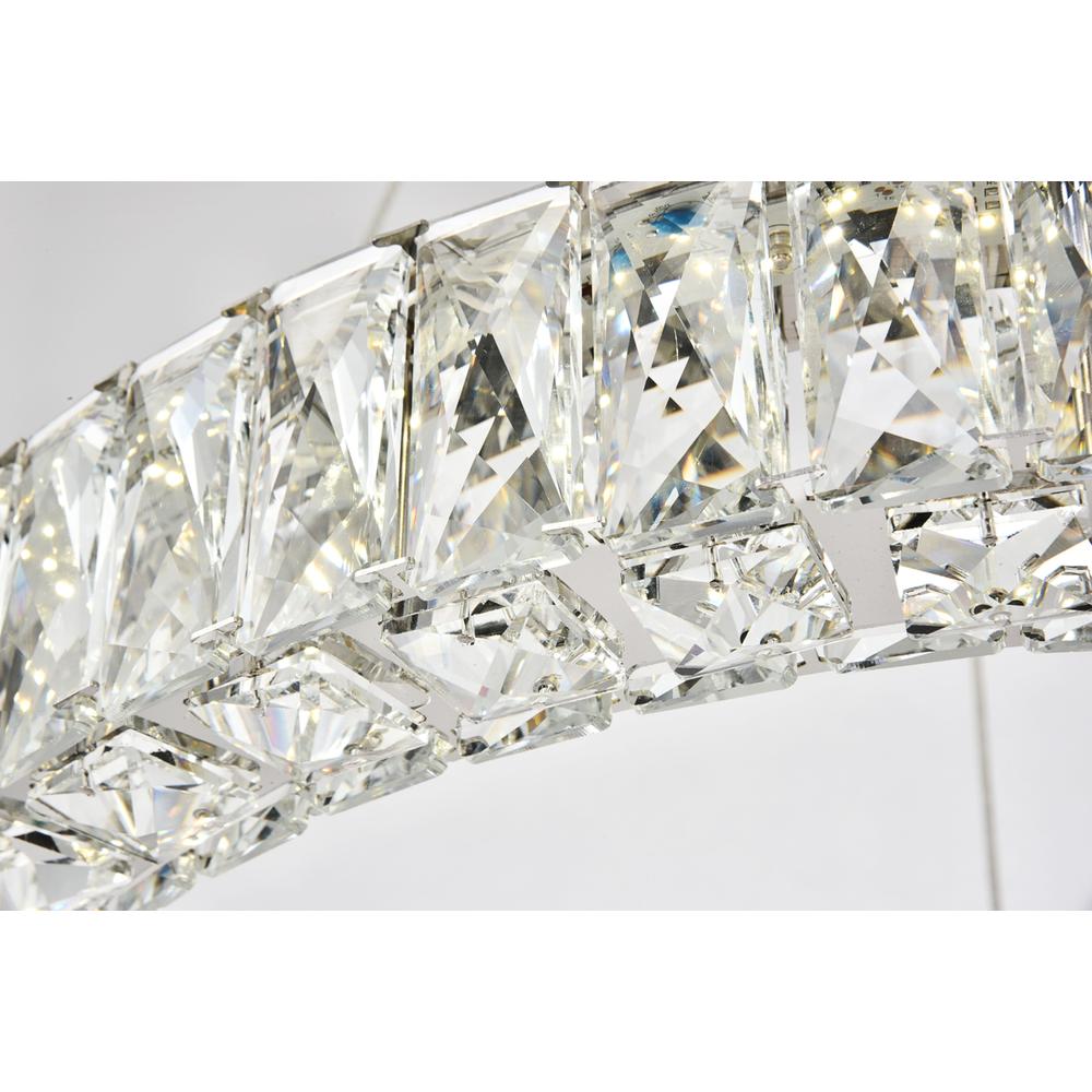 Monroe Integrated LED chip light Chrome Chandelier Clear Royal Cut Crystal. Picture 5