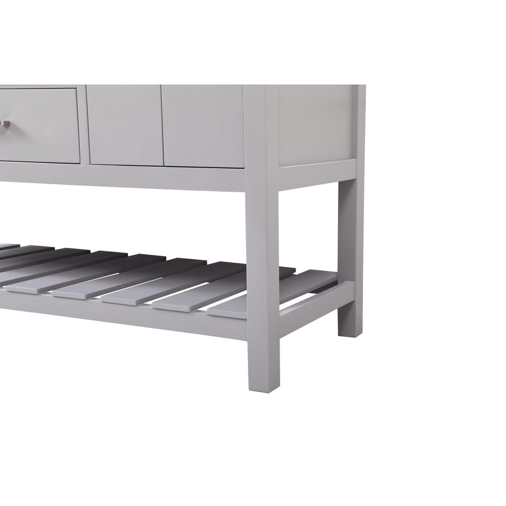 60 inch Single bathroom vanity in grey. Picture 13