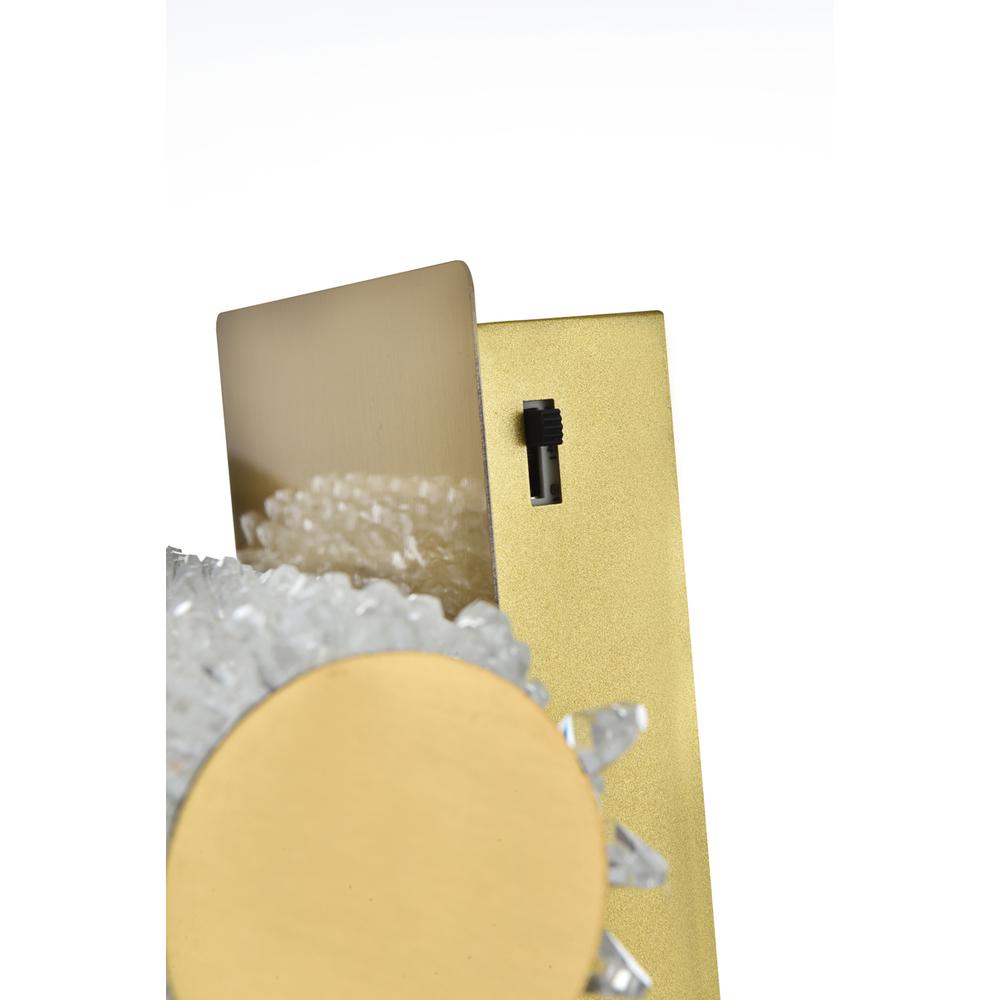 Bowen 12 inch Adjustable LED Wall Sconce in Satin Gold. Picture 7
