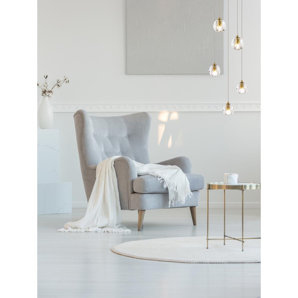 Eren 5 lights Gold pendant. Picture 7