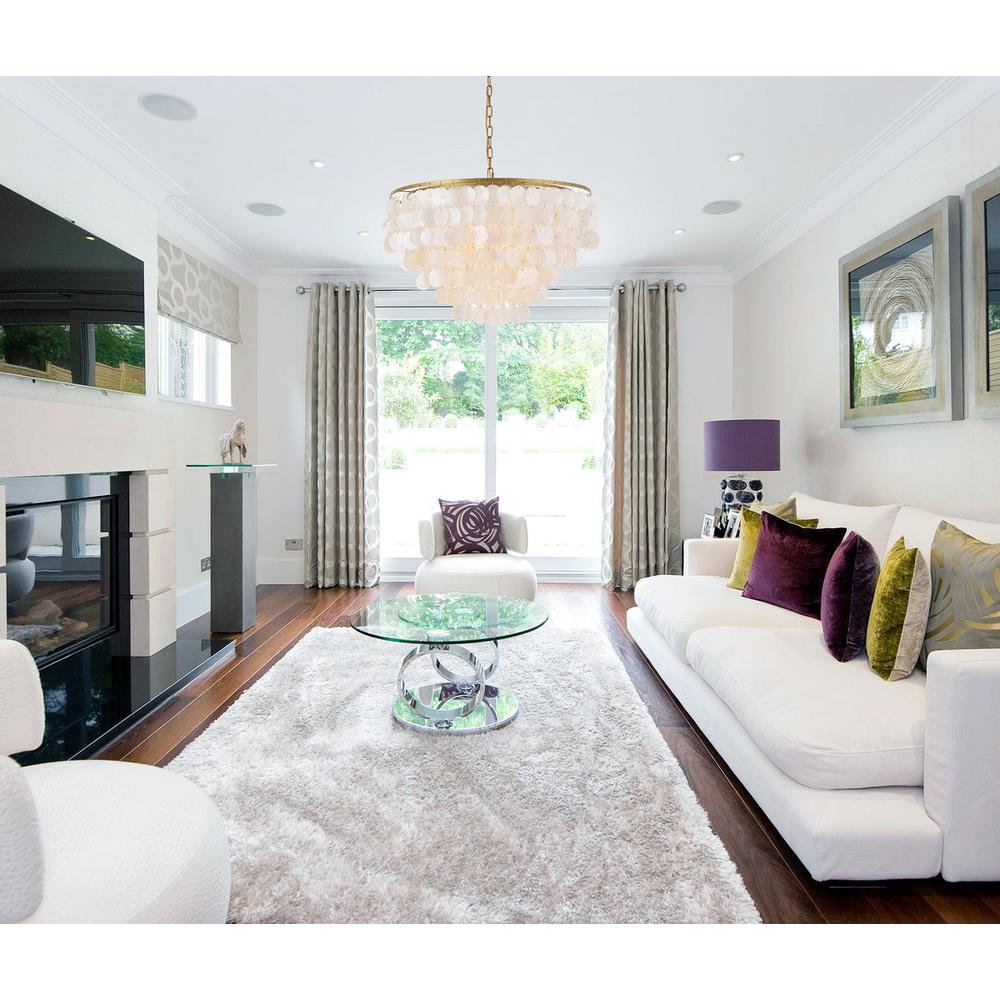 Selene 6 light Brass Pendant. Picture 12