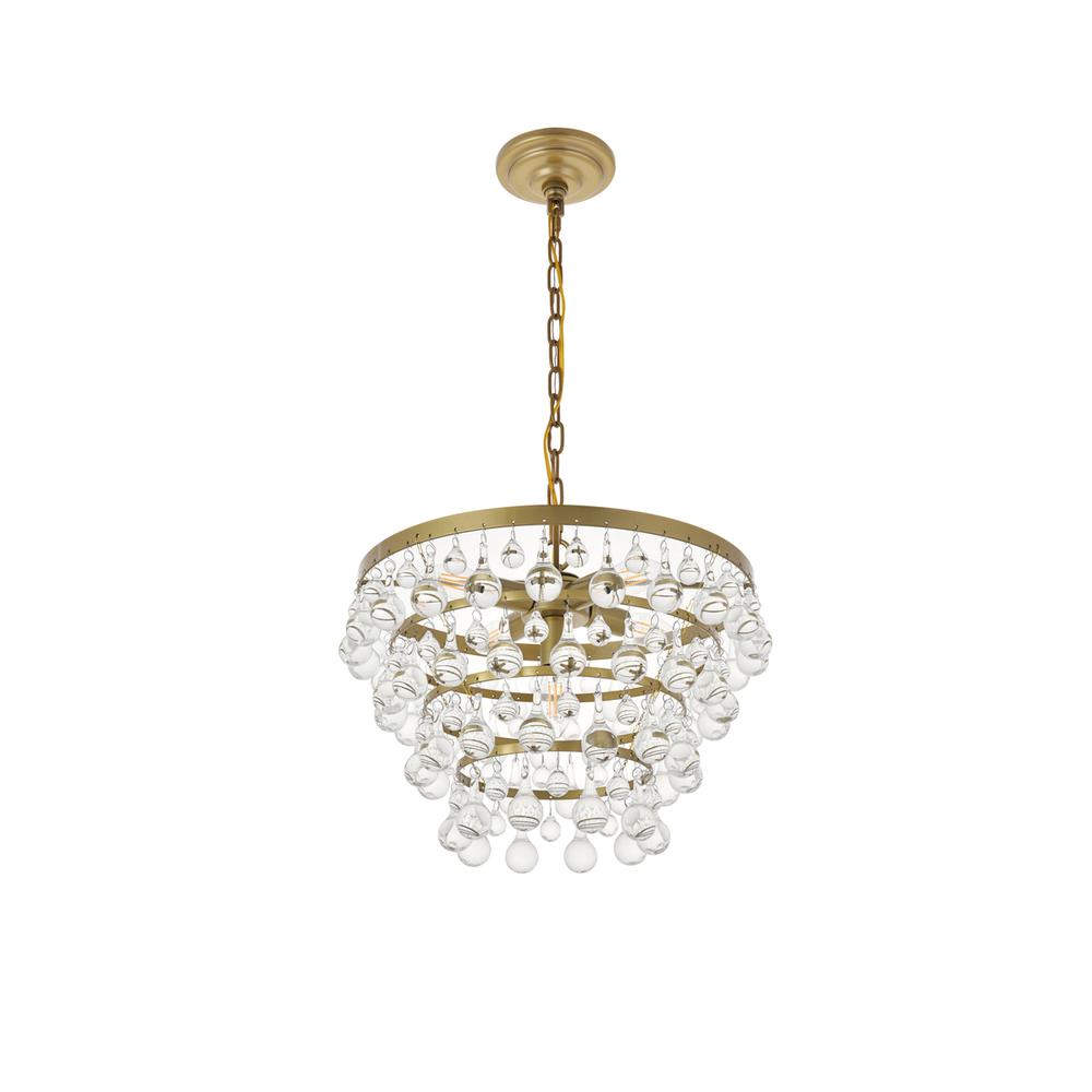 Kora 5 light Brass Pendant. Picture 7