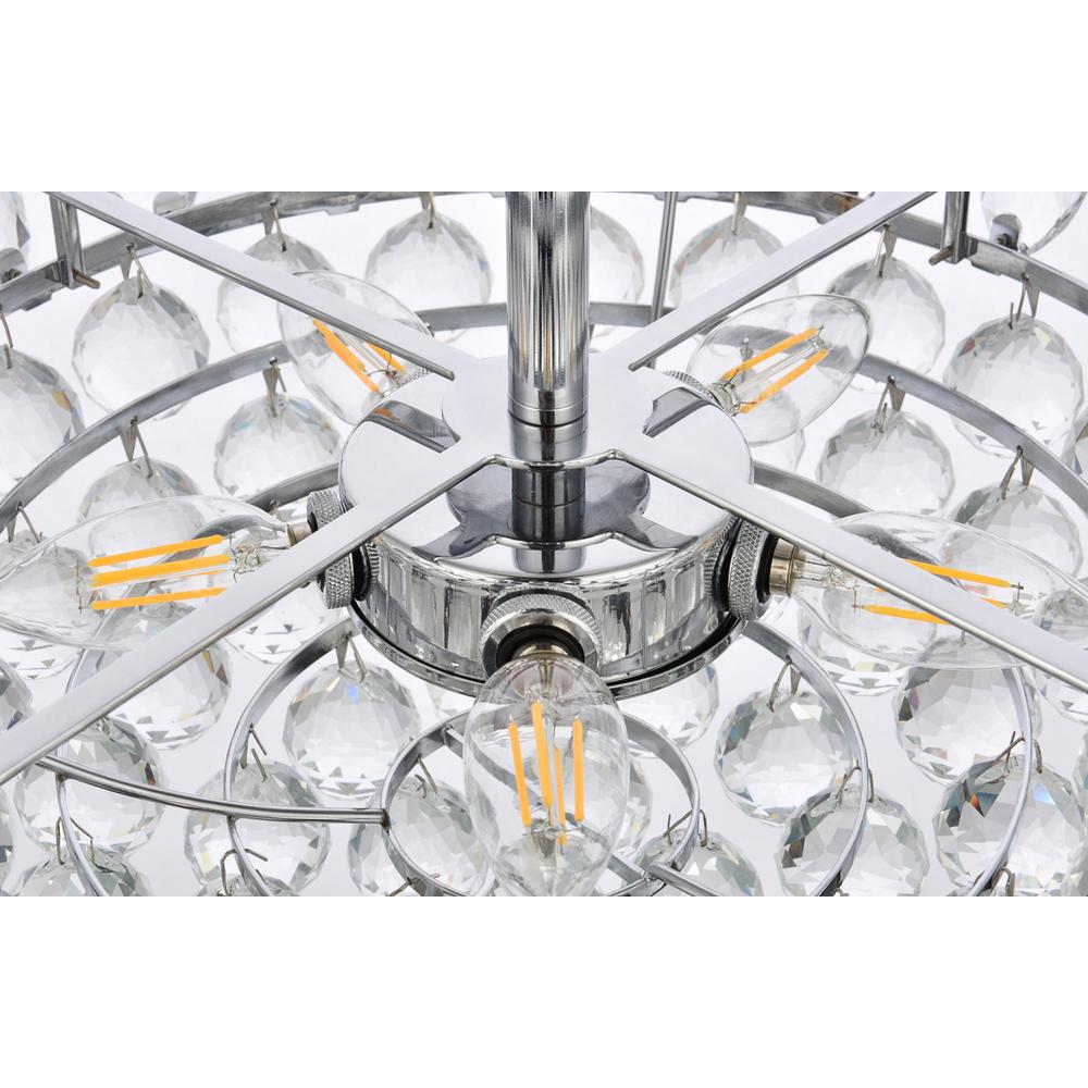 Emilia 18 inch pendant in chrome. Picture 5