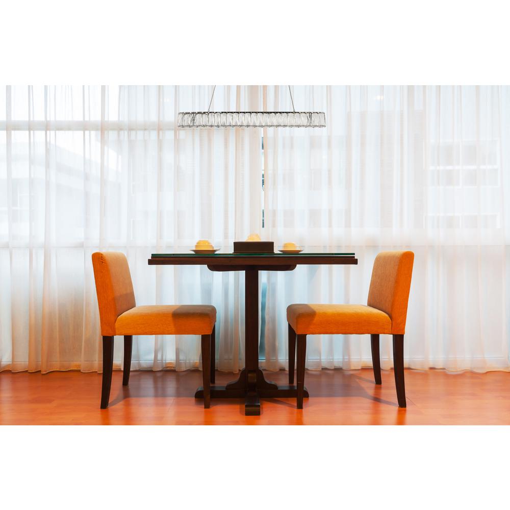 Monroe Integrated LED chip light Chrome Chandelier Clear Royal Cut Crystal. Picture 7