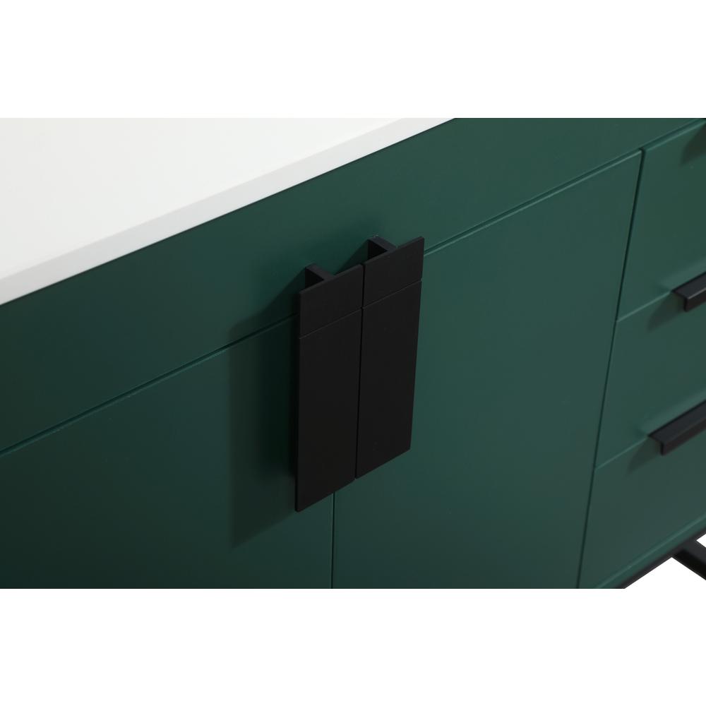 36 inch Single bathroom vanity in green. Picture 13