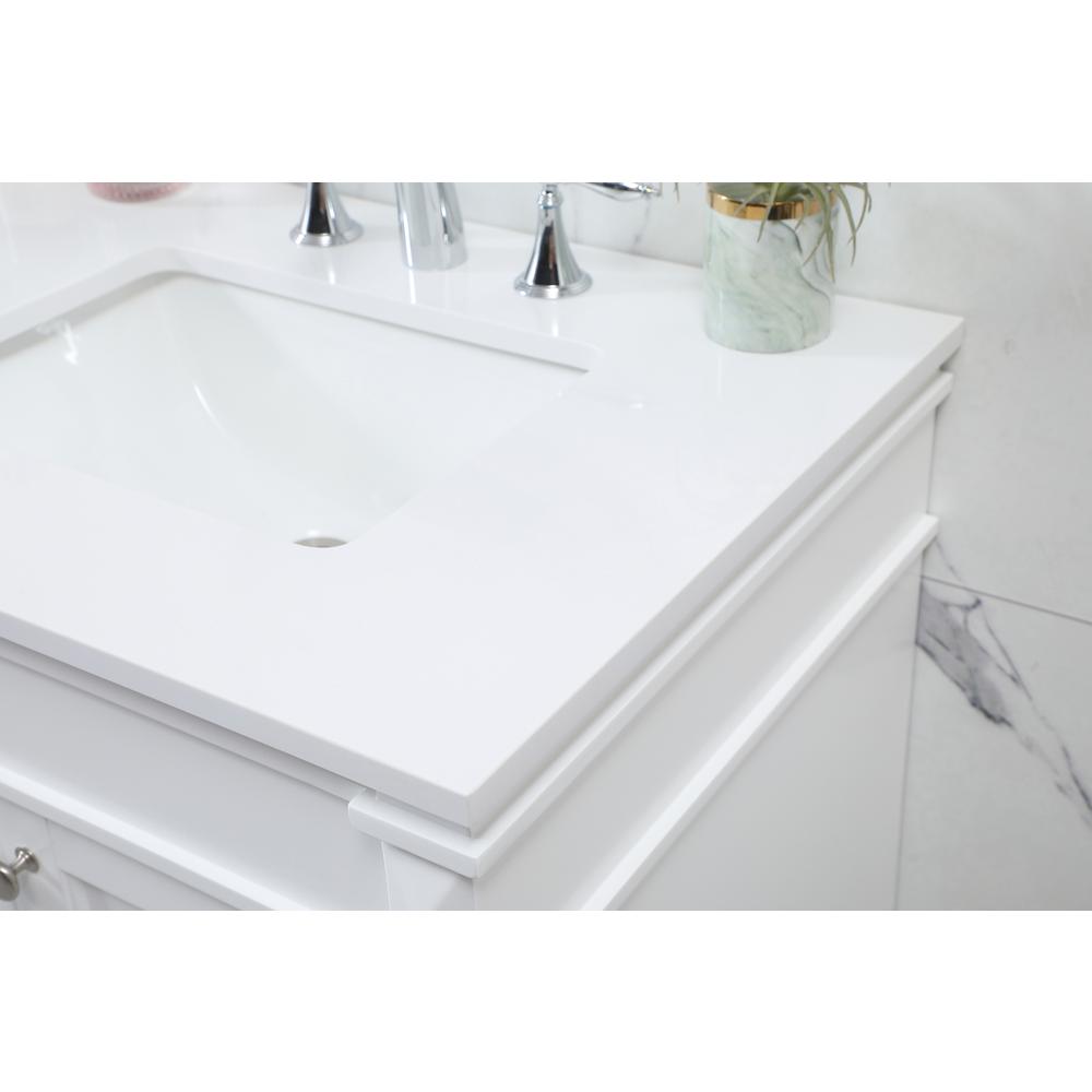 72 inch double bathroom vanity in white. Picture 5