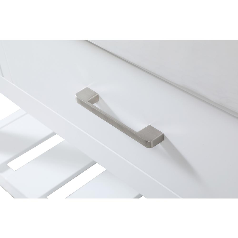 48 inch Single bathroom vanity in white. Picture 12