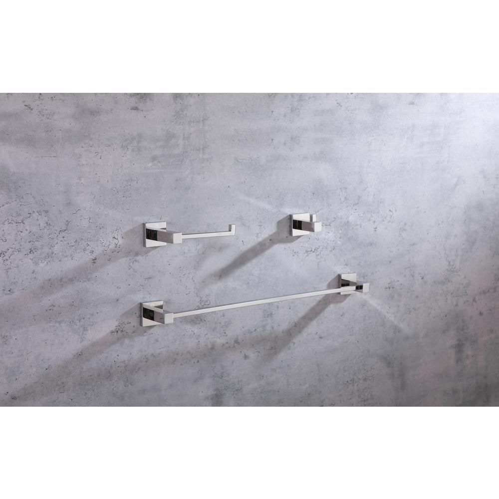 Isla 3-Piece Bathroom Hardware Set in Chrome. Picture 2