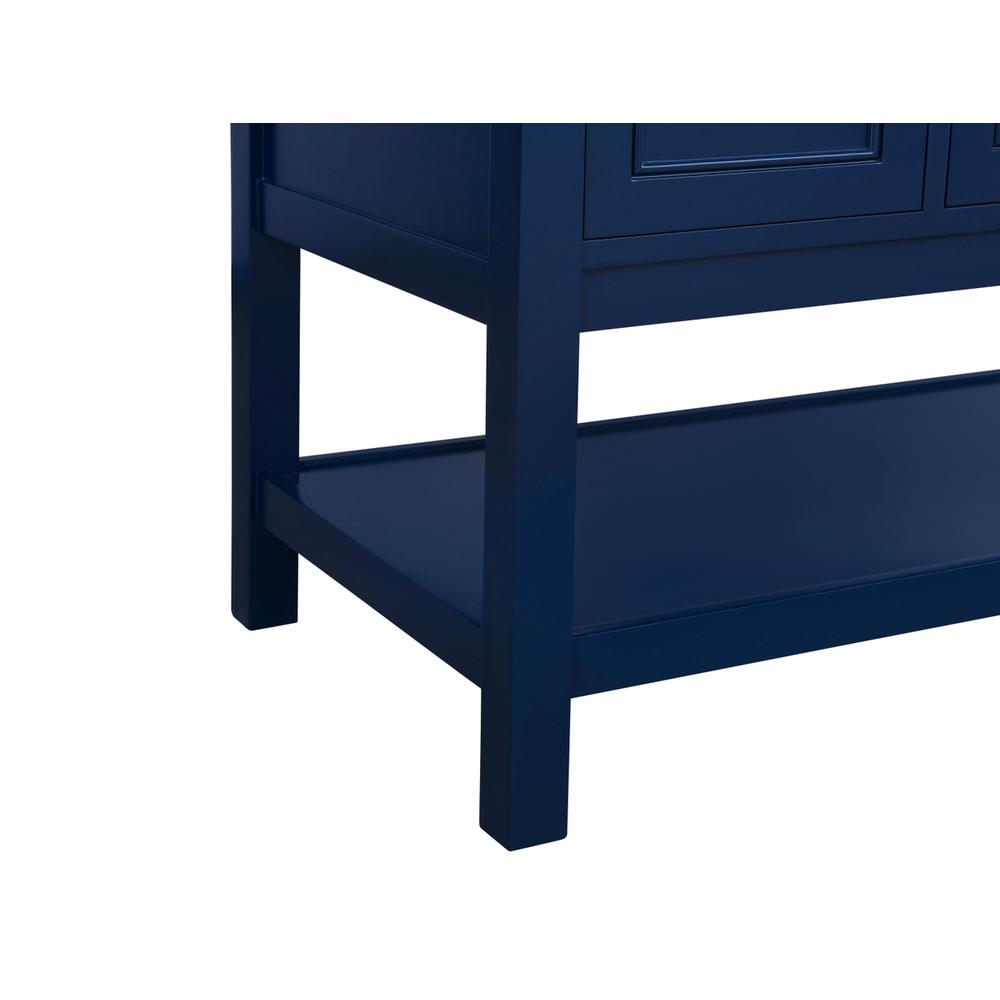 48 inch Single bathroom vanity in Blue. Picture 13