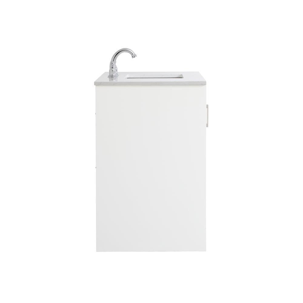 42 inch Single Bathroom Vanity in White. Picture 13