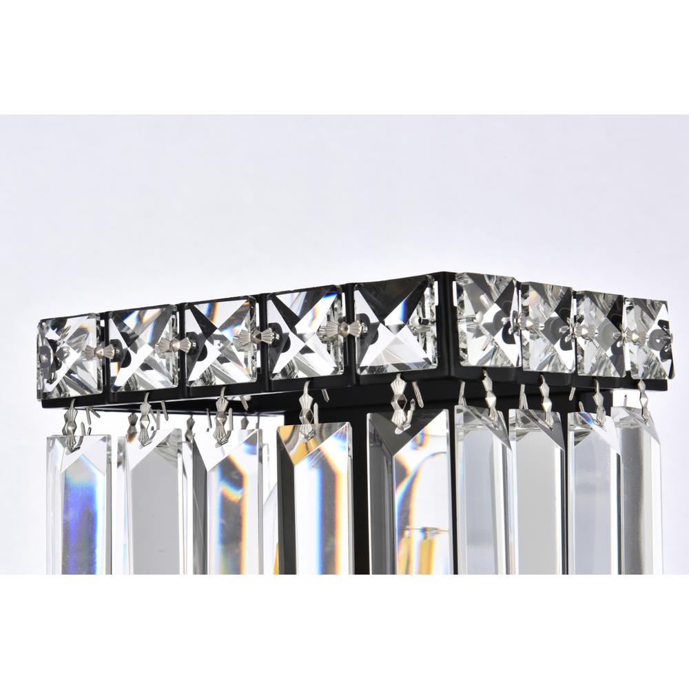 Maxime 6 Inch Black Wall Sconce. Picture 4