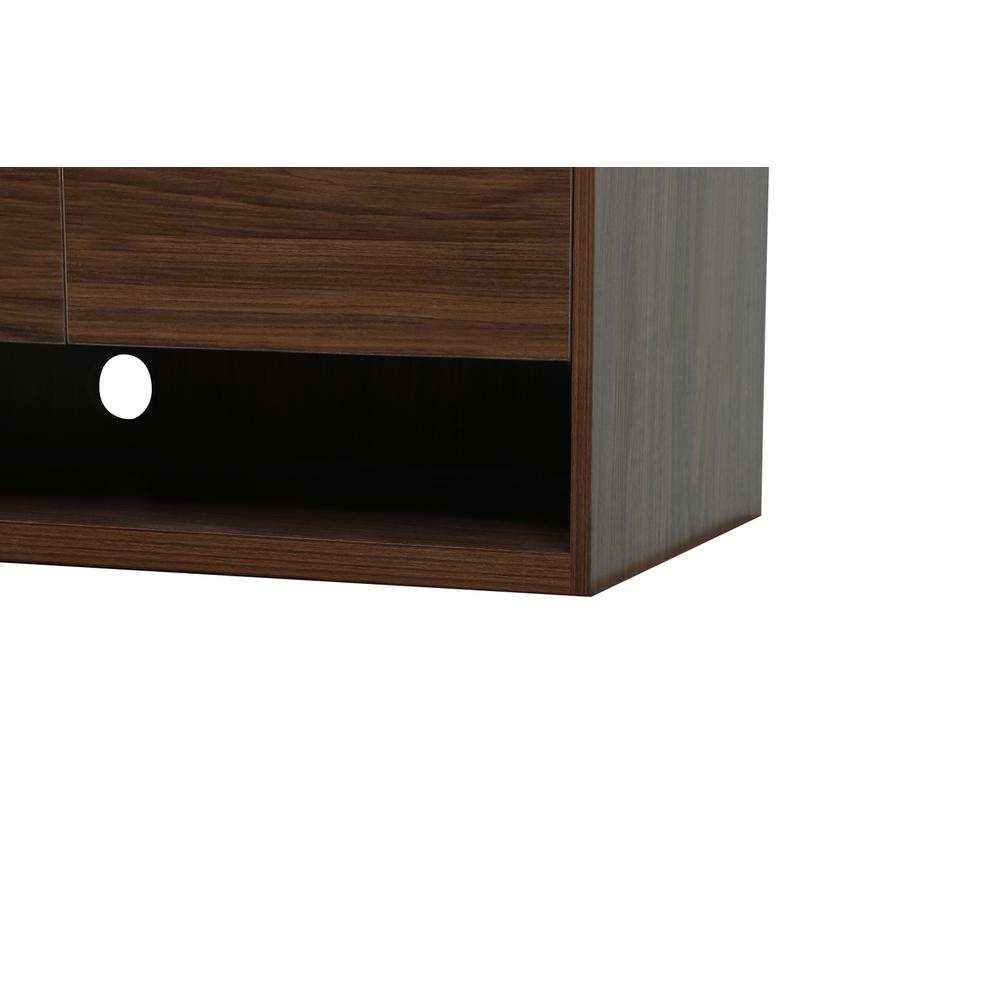 48 inch Single bathroom vanity in walnut. Picture 13
