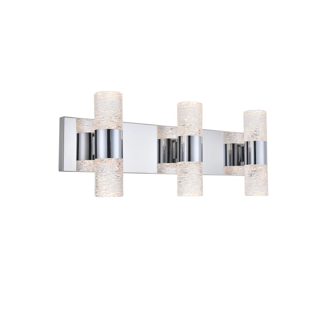 Vega 6 light Chrome LED Wall Sconce. Picture 3