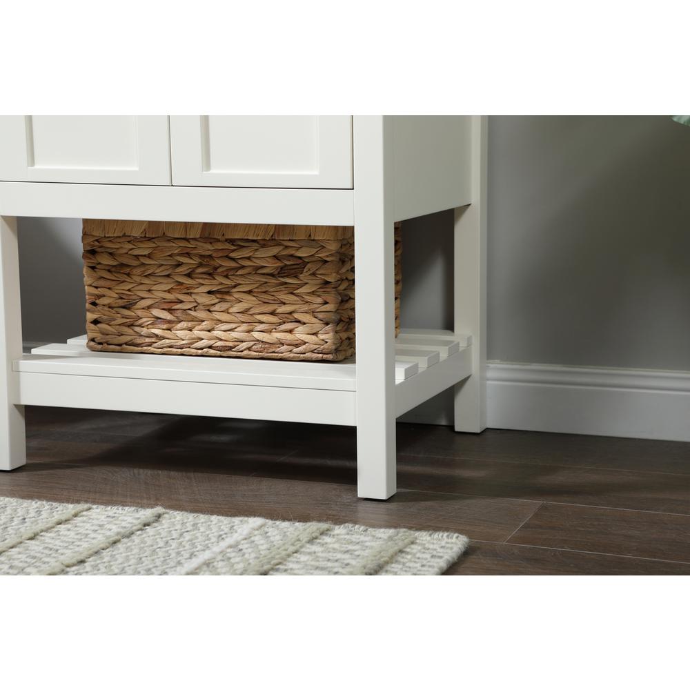 24 inch Single bathroom vanity in white. Picture 6