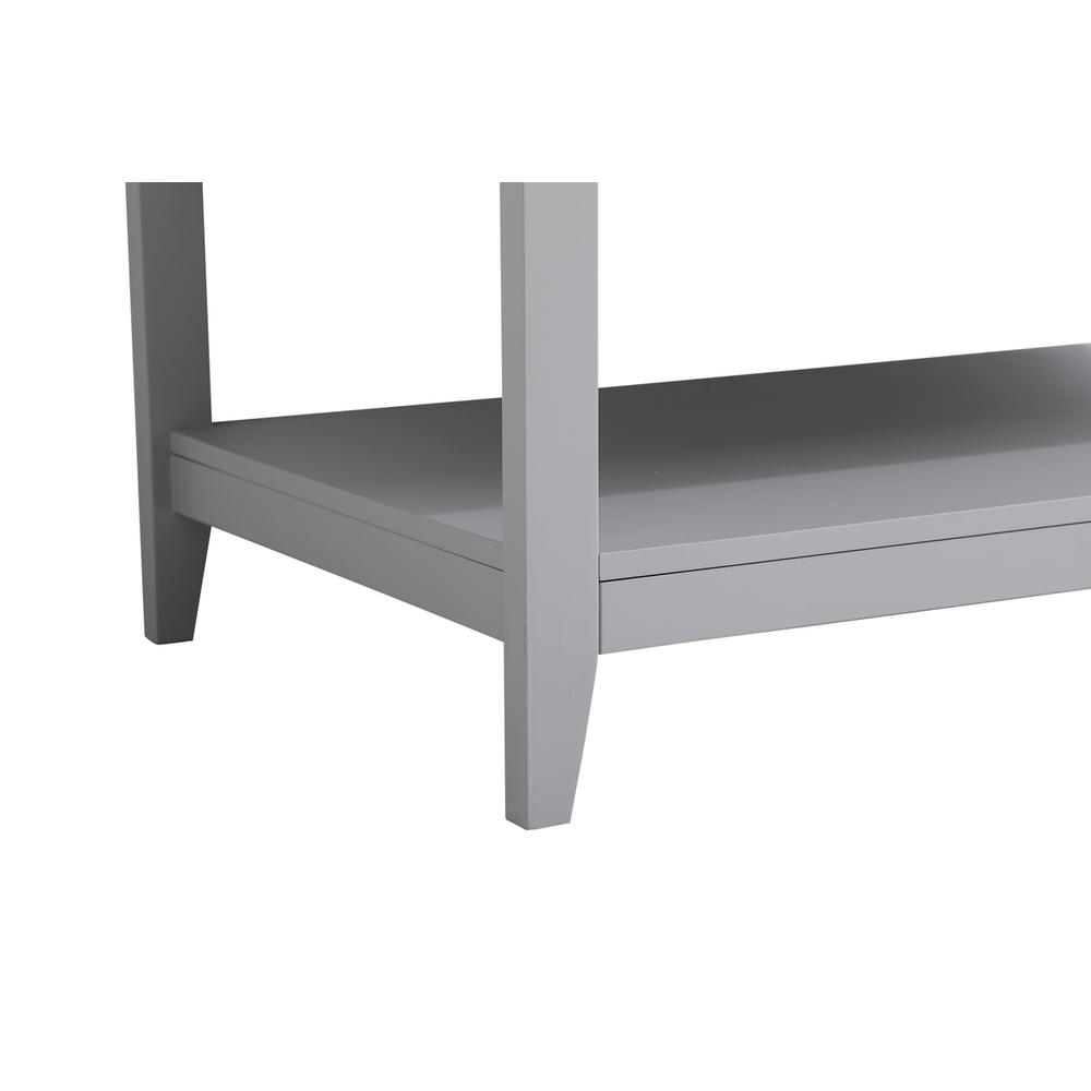 42 inch Single Bathroom Vanity in Grey with Backsplash. Picture 13