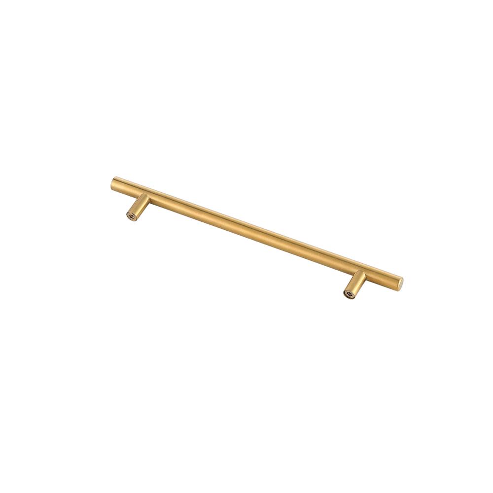 Quinn 7-9/16" Center to Center Brass Bar Pull Multipack (set of 10). Picture 4