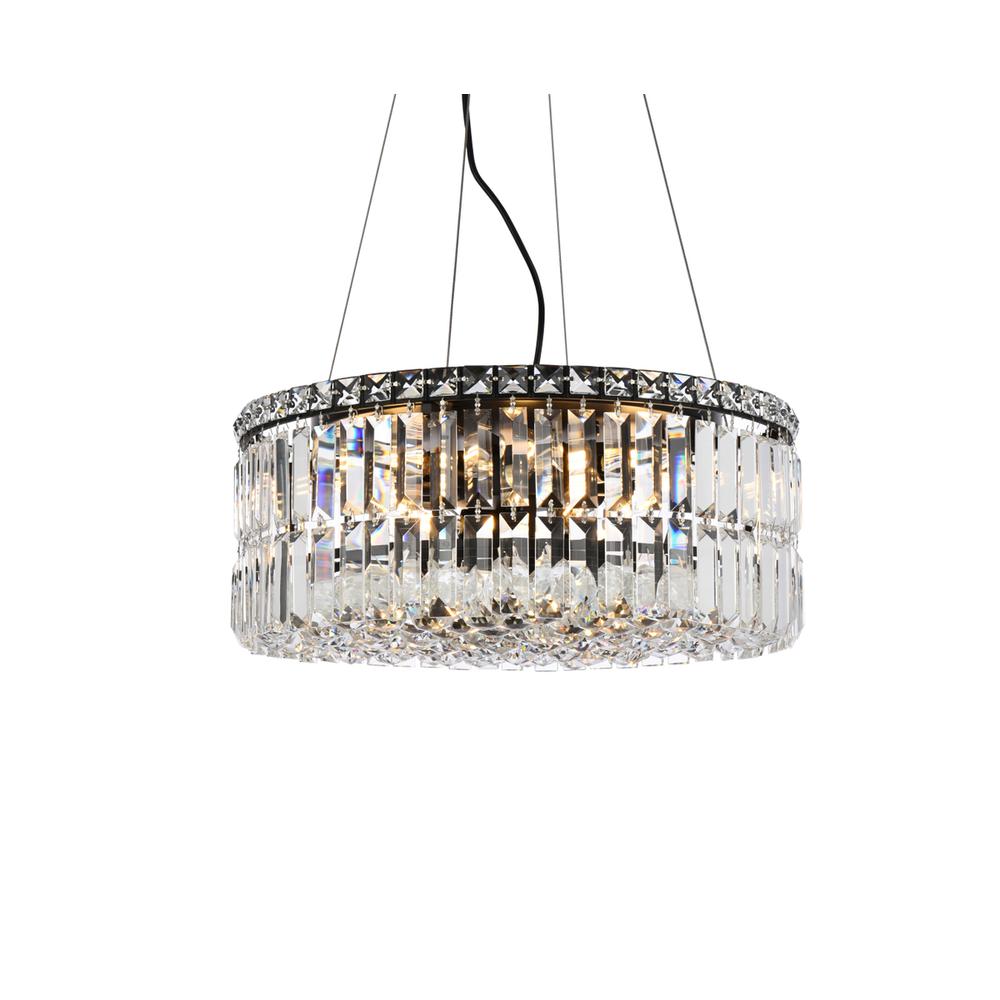 Maxime 20 inch black chandelier. Picture 2