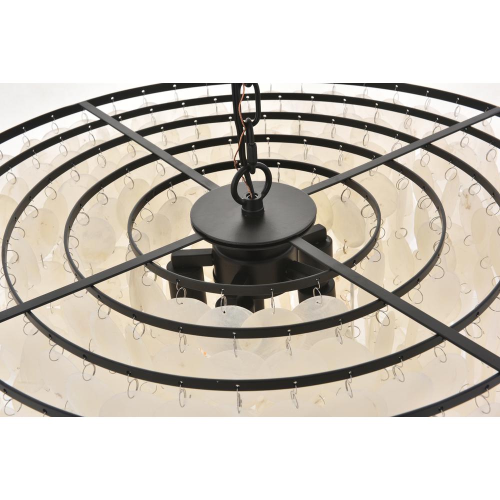 Selene 6 light Black Pendant. Picture 10