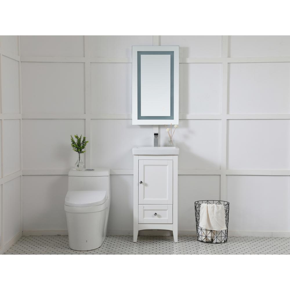 Helios 18in x 30in Hardwired LED mirror. Picture 13