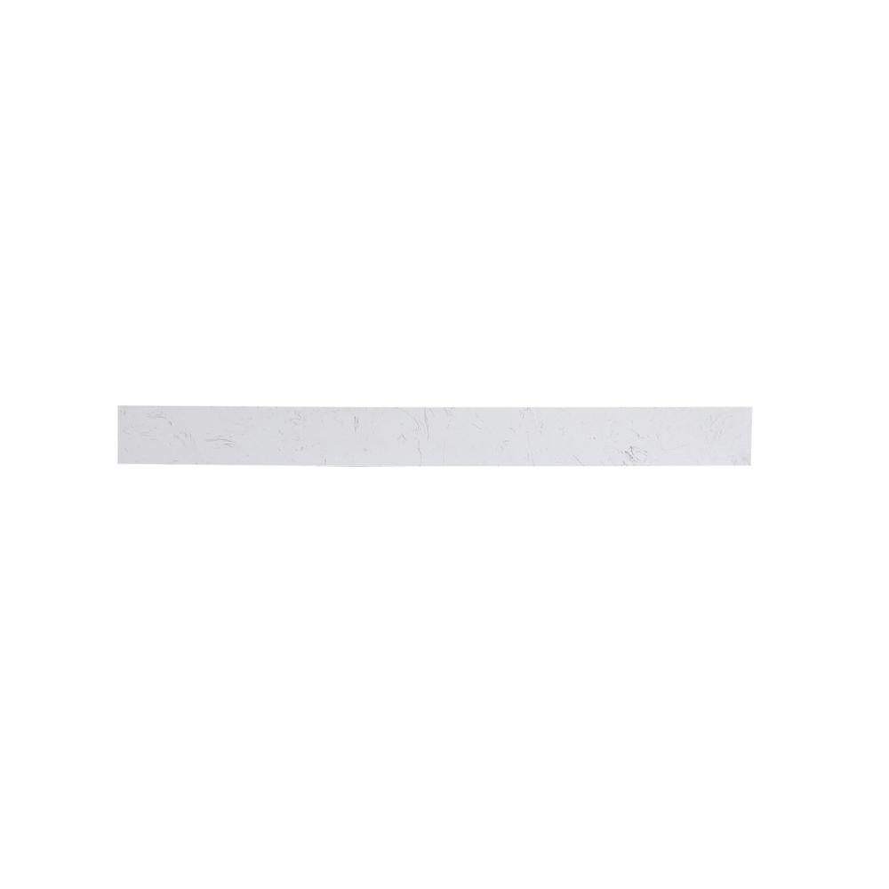 42 inch Backsplash in calacatta white. Picture 1