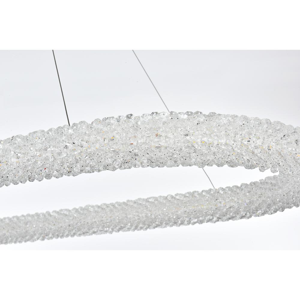 Bowen 51 inch Adjustable LED Chandelier in Satin Gold. Picture 6