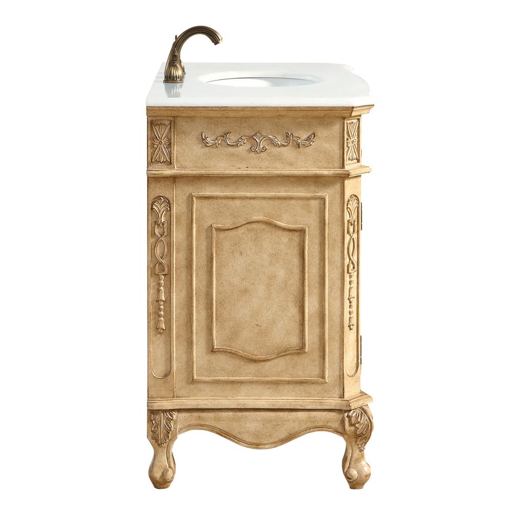 36 inch Single Bathroom vanity in Antique Beige. Picture 4
