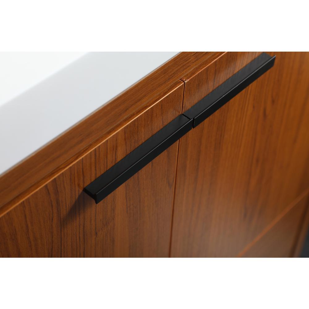 42 inch Single bathroom vanity in Teak. Picture 12